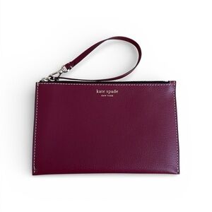Kate Spade Burgundy Wristlet